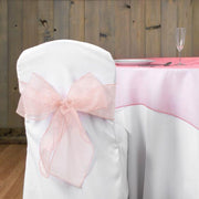 5 pcs Organza Chair Sashes