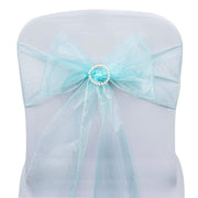 5 pcs Organza Chair Sashes SASHP_ORGZ_BLUE