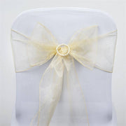 5 pcs Organza Chair Sashes SASHP_ORGZ_CHMP