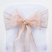 5 pcs Organza Chair Sashes SASHP_ORGZ_MAUV