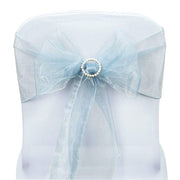 5 pcs Organza Chair Sashes SASHP_ORGZ_PERI