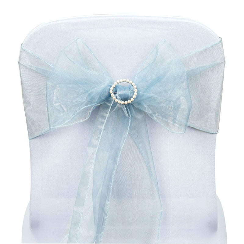 5 pcs Organza Chair Sashes SASHP_ORGZ_PERI