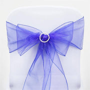 5 pcs Organza Chair Sashes SASHP_ORGZ_ROY