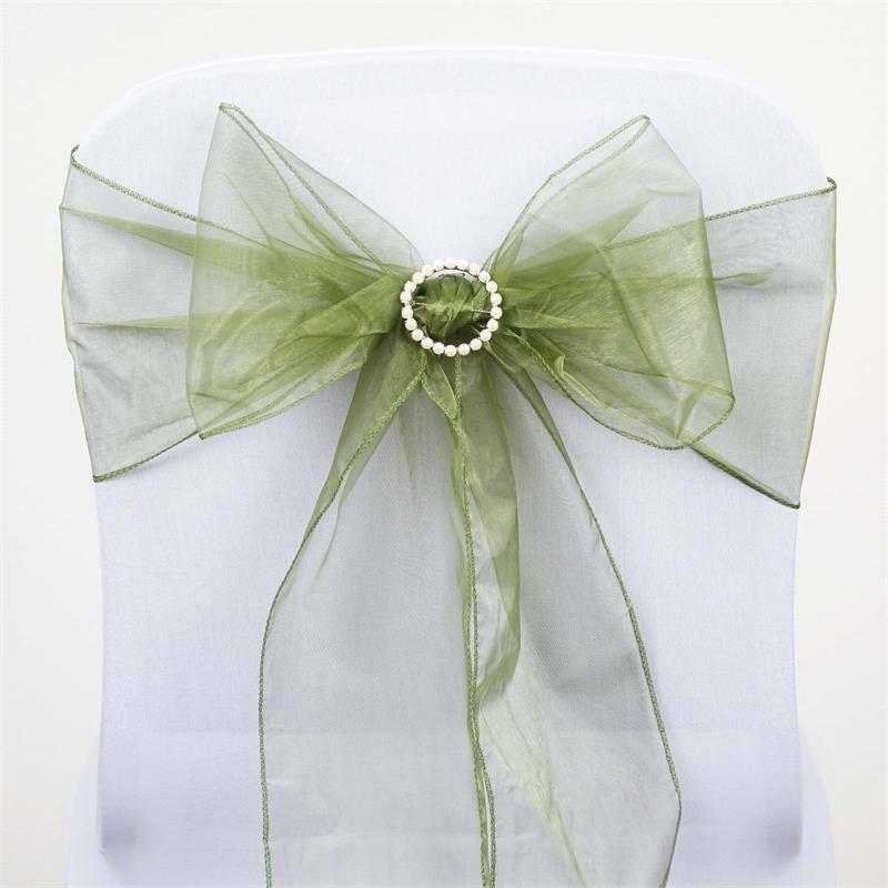 5 pcs Organza Chair Sashes SASHP_ORGZ_WILL