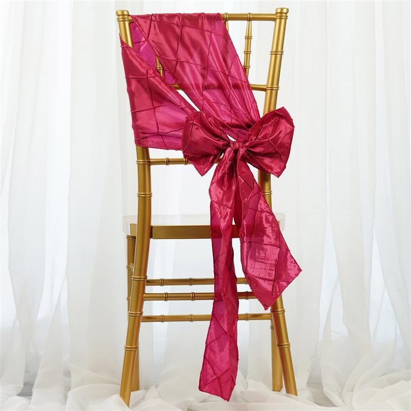 5 pcs Pintuck Chair Sashes
