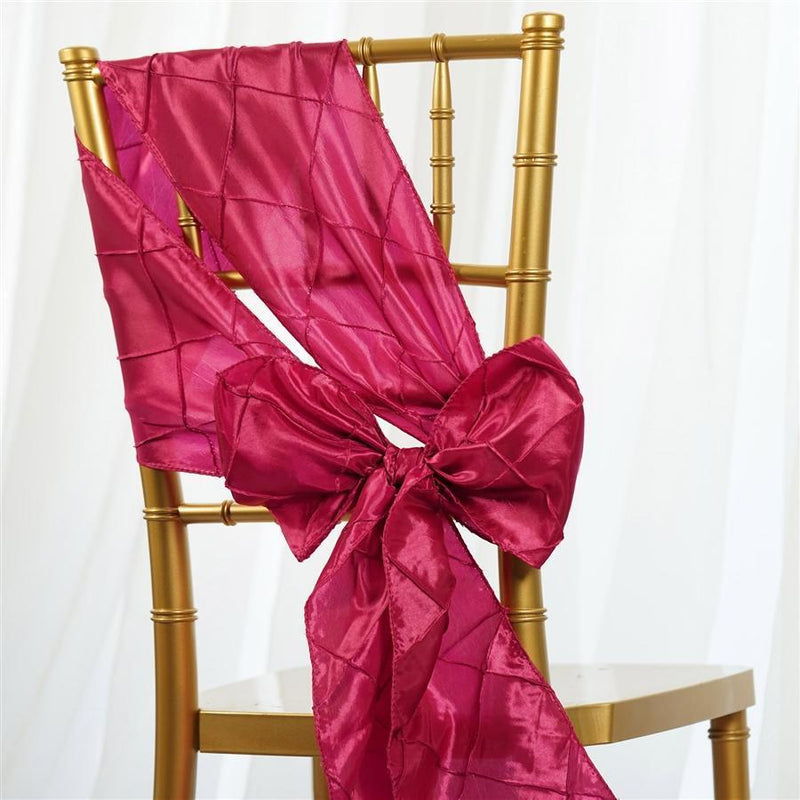 5 pcs Pintuck Chair Sashes