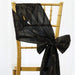 5 pcs Pintuck Chair Sashes SASHP_PTK_BLK