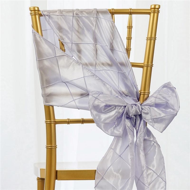 5 pcs Pintuck Chair Sashes SASHP_PTK_LAV