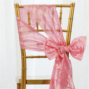 5 pcs Pintuck Chair Sashes SASHP_PTK_PINK