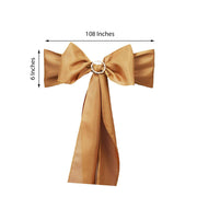 5 pcs Polyester Chair Sashes