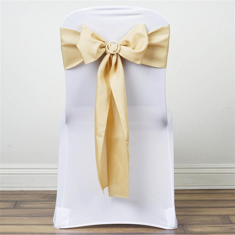 5 pcs Polyester Chair Sashes