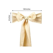 5 pcs Polyester Chair Sashes