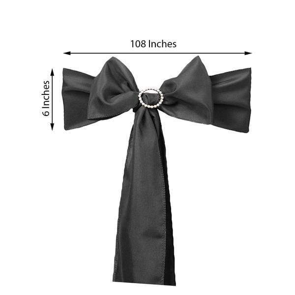 5 pcs Polyester Chair Sashes