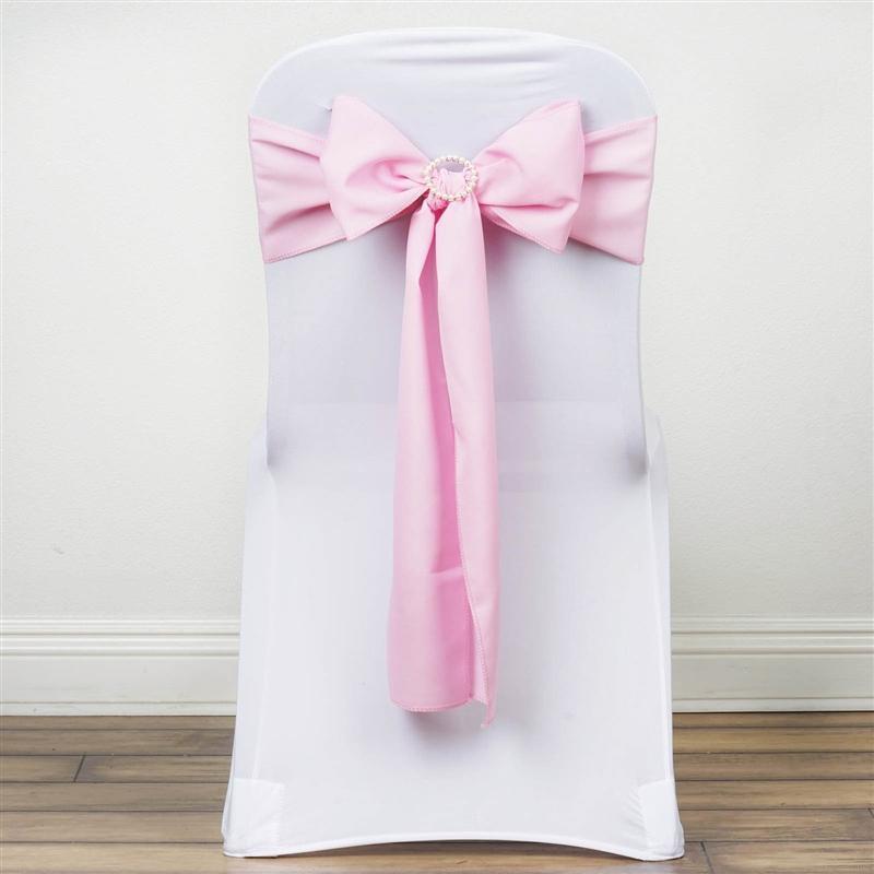 5 pcs Polyester Chair Sashes