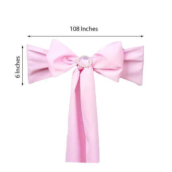5 pcs Polyester Chair Sashes