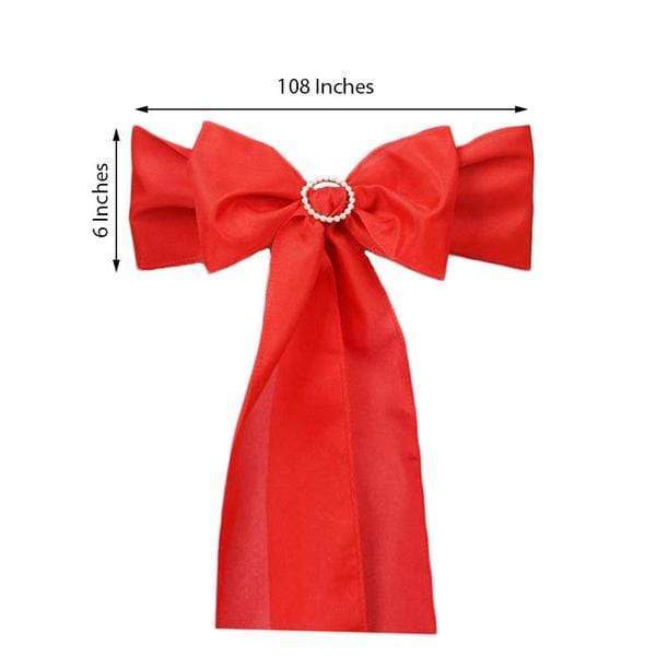 5 pcs Polyester Chair Sashes