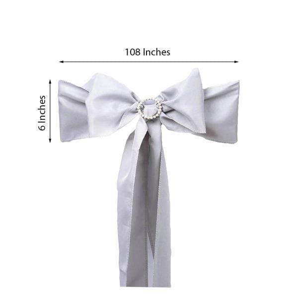 5 pcs Polyester Chair Sashes
