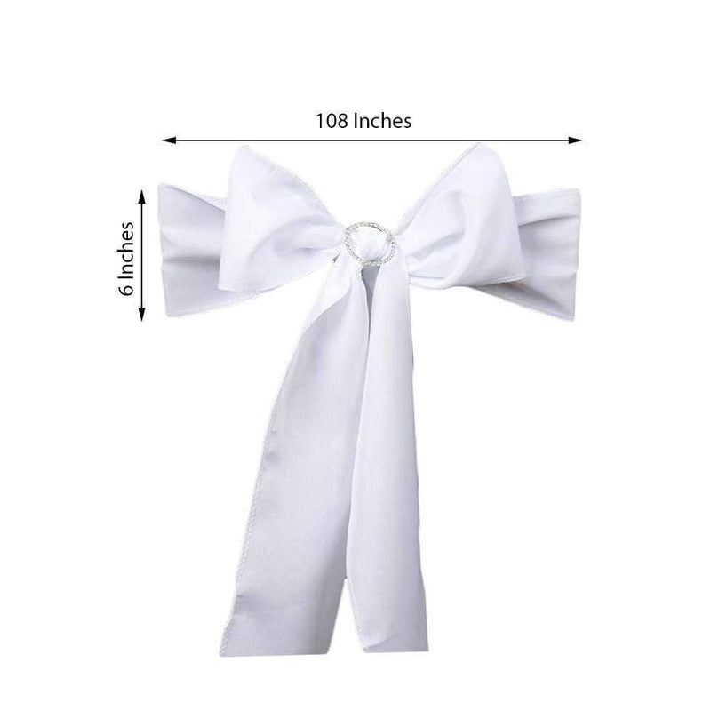 5 pcs Polyester Chair Sashes