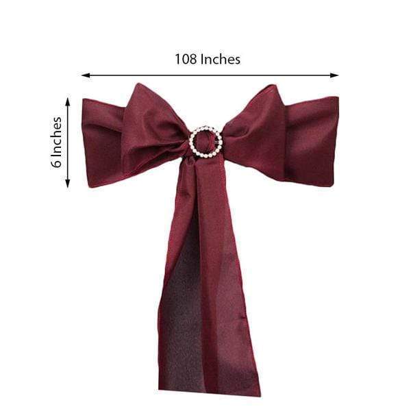 5 pcs Polyester Chair Sashes