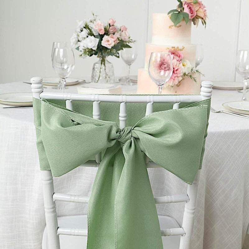 5 pcs Polyester Chair Sashes