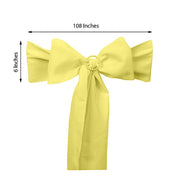5 pcs Polyester Chair Sashes