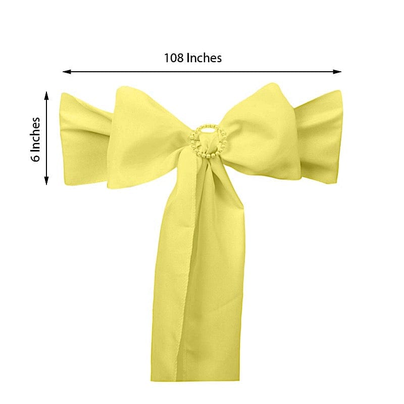 5 pcs Polyester Chair Sashes