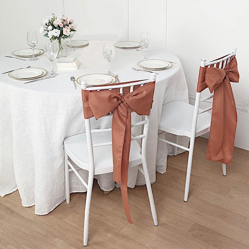 5 pcs Polyester Chair Sashes