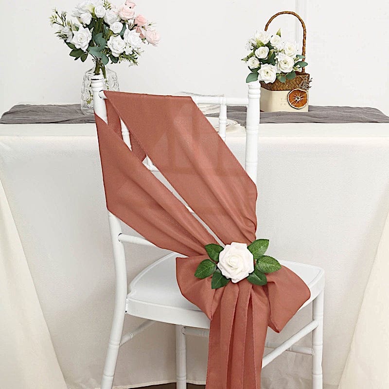 5 pcs Polyester Chair Sashes