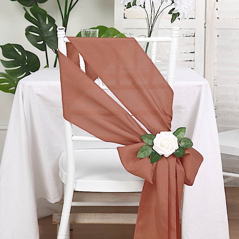 5 pcs Polyester Chair Sashes