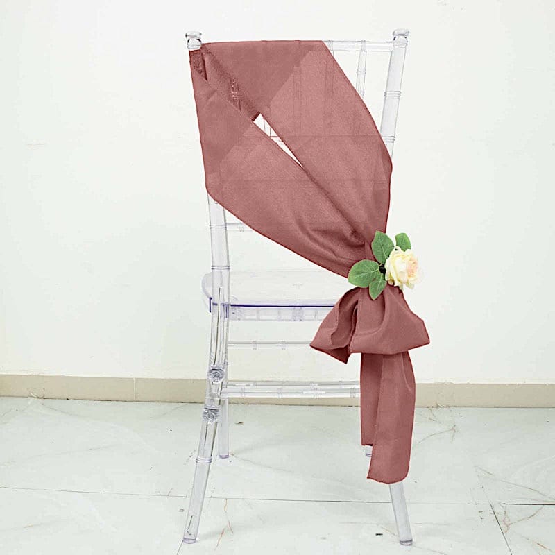 5 pcs Polyester Chair Sashes
