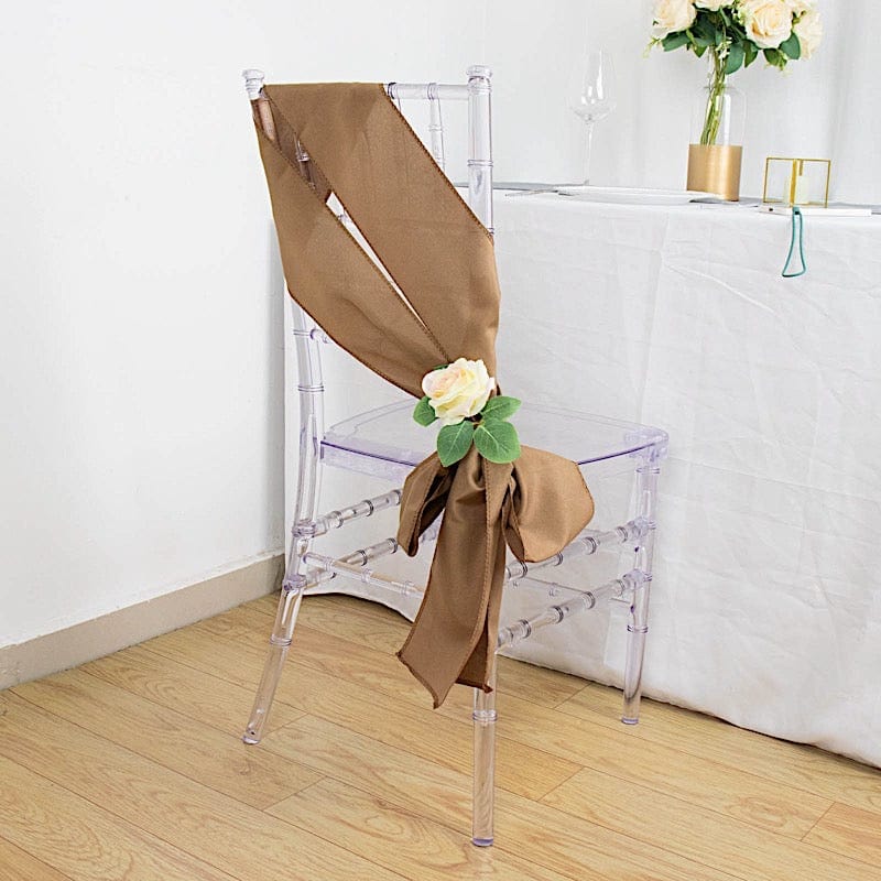 5 pcs Polyester Chair Sashes