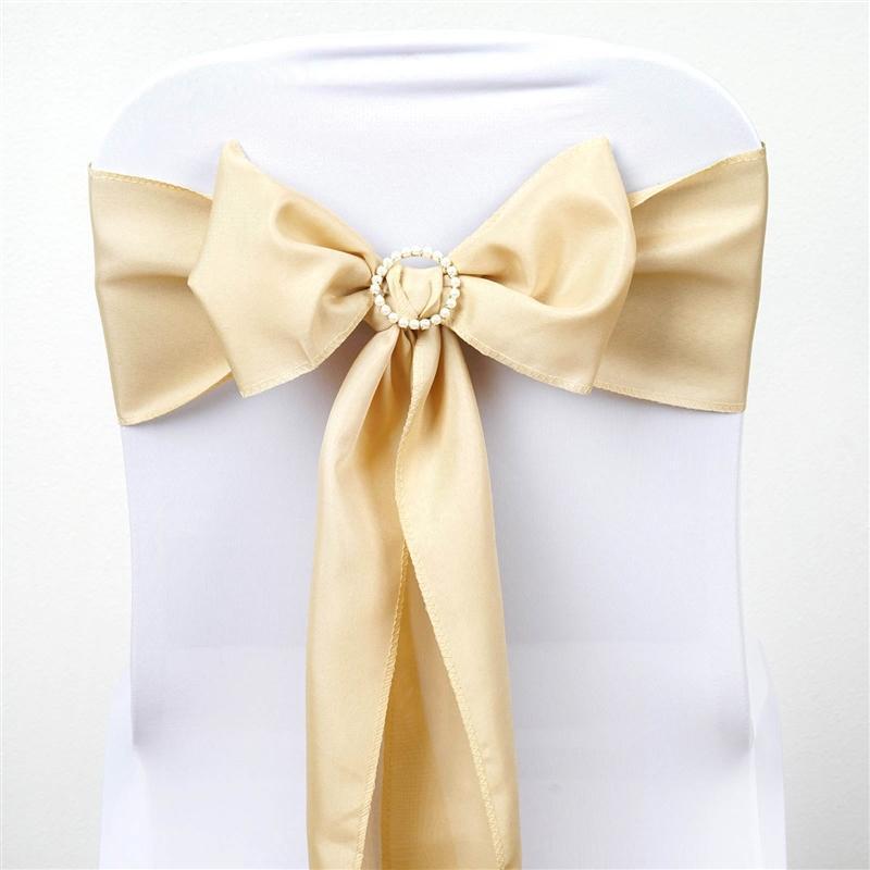 5 pcs Polyester Chair Sashes SASHP_POLY_CHMP