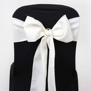 5 pcs Polyester Chair Sashes SASHP_POLY_IVR