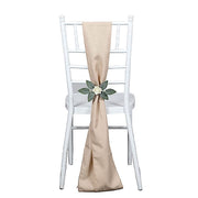 5 pcs Polyester Chair Sashes SASHP_POLY_NUDE