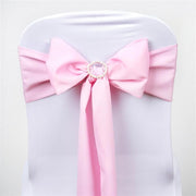 5 pcs Polyester Chair Sashes SASHP_POLY_PINK