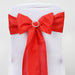 5 pcs Polyester Chair Sashes SASHP_POLY_RED