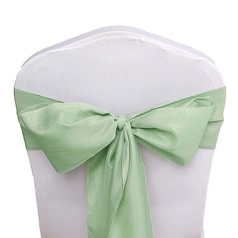 5 pcs Polyester Chair Sashes SASHP_POLY_SAGE