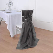 5 pcs Premium Chiffon Wide Chair Sashes