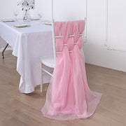 5 pcs Premium Chiffon Wide Chair Sashes