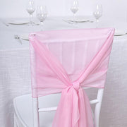 5 pcs Premium Chiffon Wide Chair Sashes