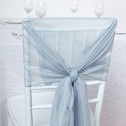 5 pcs Premium Chiffon Wide Chair Sashes