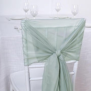 5 pcs Premium Chiffon Wide Chair Sashes