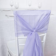 5 pcs Premium Chiffon Wide Chair Sashes