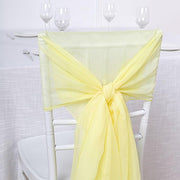 5 pcs Premium Chiffon Wide Chair Sashes
