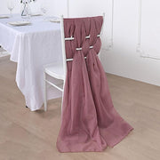 5 pcs Premium Chiffon Wide Chair Sashes