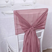 5 pcs Premium Chiffon Wide Chair Sashes