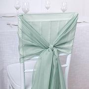 5 pcs Premium Chiffon Wide Chair Sashes
