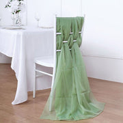 5 pcs Premium Chiffon Wide Chair Sashes