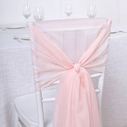 5 pcs Premium Chiffon Wide Chair Sashes