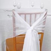 5 pcs Premium Chiffon Wide Chair Sashes